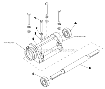 Page K Diagram and Parts List for MK-5000G  MK Diamond Concrete Saw